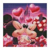 Cartoon mouse - 11CT Stamped Cross Stitch - 40x40cm