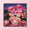 Cartoon mouse - 11CT Stamped Cross Stitch - 40x40cm