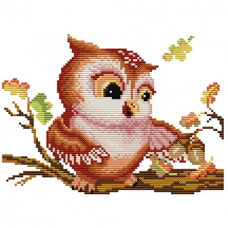 Animal - 14CT Stamped Cross Stitch - 27x19cm