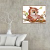 Animal - 14CT Stamped Cross Stitch - 27x19cm