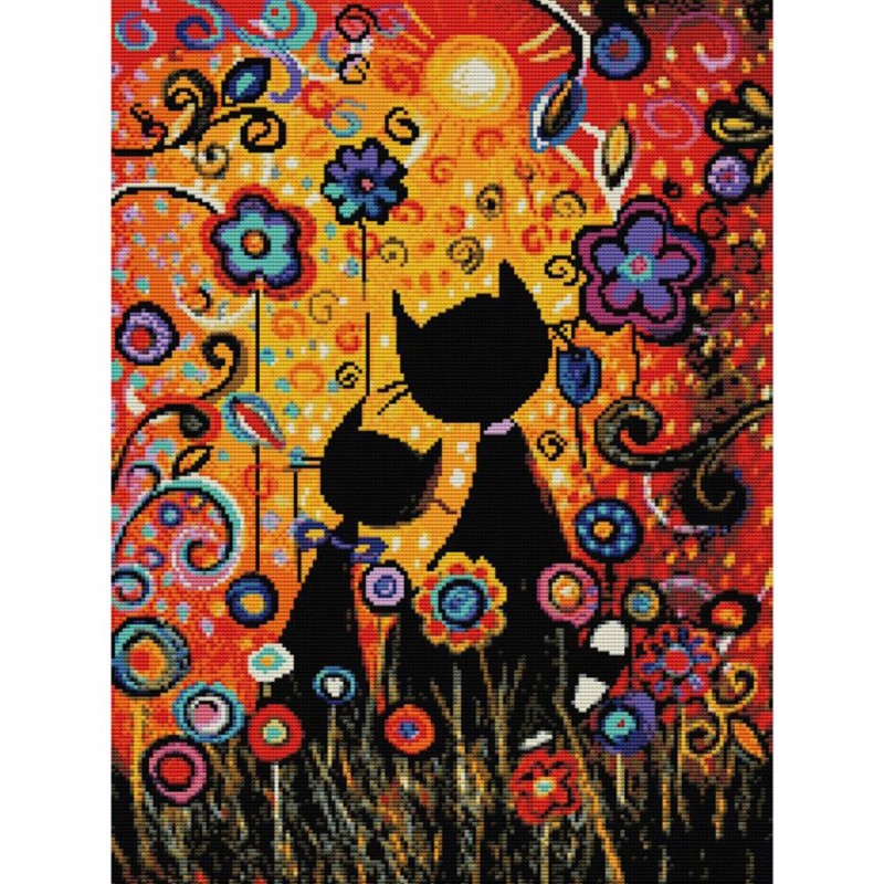 Gouache cat - 14CT S...