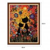 Gouache cat - 14CT Stamped Cross Stitch - 40x50cm