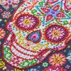 Flower Skull - Special Shaped Diamond - 25x25cm