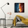 Cross Stitch Guitar - Full Diamond Painting - 30x30cm