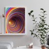 Stripe Vortex - Full Round Diamond - 30x40cm