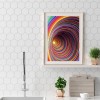 Stripe Vortex - Full Round Diamond - 30x40cm