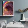 Stripe Vortex - Full Round Diamond - 30x40cm