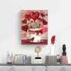 Love - Full Round Diamond - 30x40cm