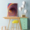 Stripe Vortex - Full Round Diamond - 30x40cm