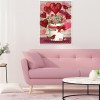 Love - Full Round Diamond - 30x40cm