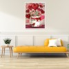 Love - Full Round Diamond - 30x40cm