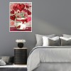 Love - Full Round Diamond - 30x40cm