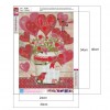 Love - Full Round Diamond - 30x40cm
