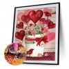 Love - Full Round Diamond - 30x40cm