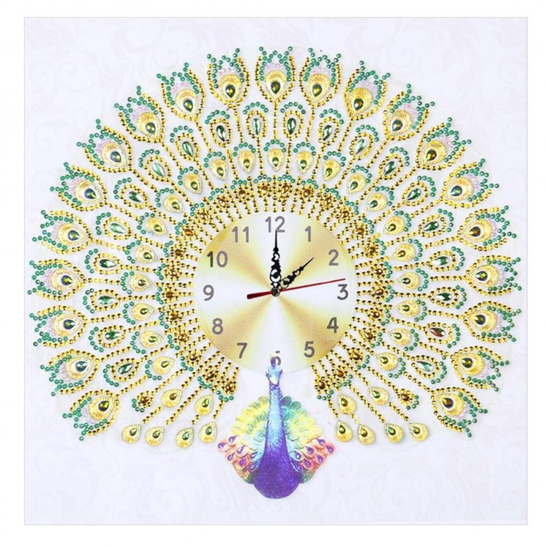 Peafowl Clock - Spec...
