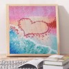 Love Beach - Full Square Diamond - 25x25cm
