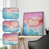 Love Beach - Full Square Diamond - 25x25cm