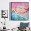 Love Beach - Full Square Diamond - 25x25cm