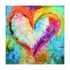 Heart - Full Round Diamond - 30x30cm