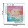 Love Beach - Full Square Diamond - 25x25cm