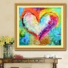Heart - Full Round Diamond - 30x30cm