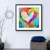 Heart - Full Round Diamond - 30x30cm