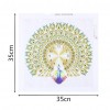 Peafowl Clock - Special Shaped Diamond - 35x35cm