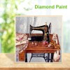 Sewing Machine  - Full Round Diamond - 30x30cm