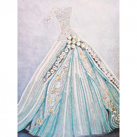 Wedding Dress Part - Special Shaped Diamond - 30x40cm