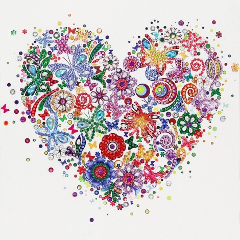 Heart - Special Shaped Diamond - 30x30cm