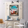 Camping - Full Round Diamond - 30*40cm
