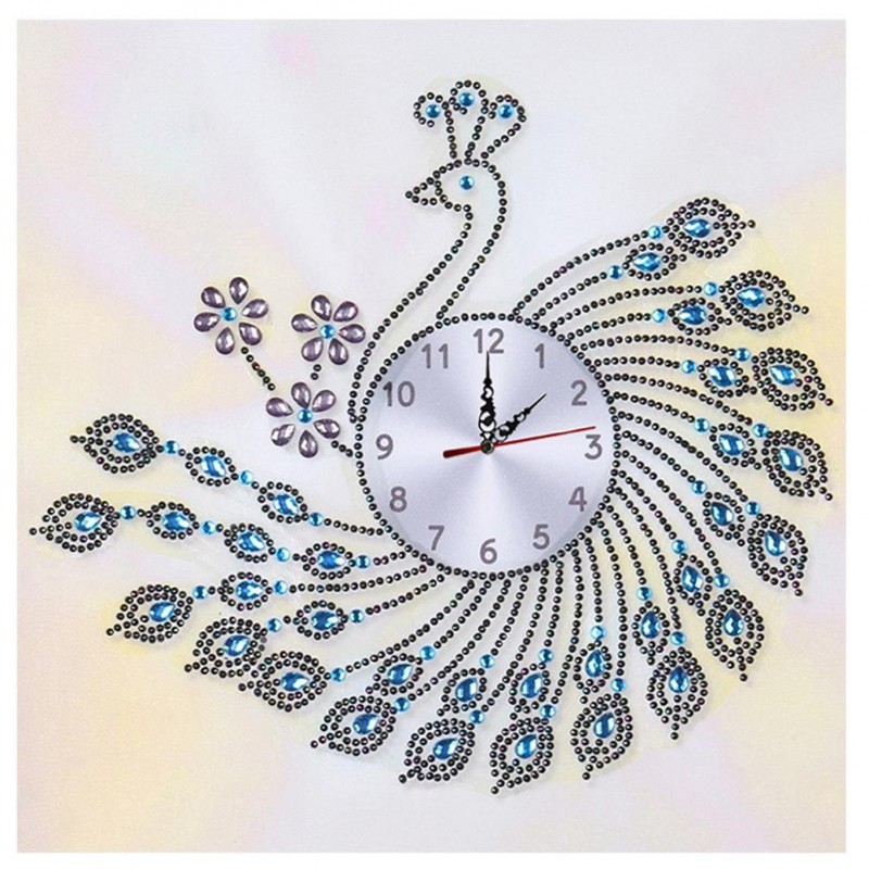 Peafowl Clock - Spec...