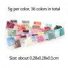 1 Pack 36 Colors Accessory Beads