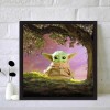 Cute Green Monster - Full Round Diamond - 30x30cm