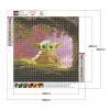 Cute Green Monster - Full Round Diamond - 30x30cm