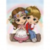Boy Girl - Full Round Diamond - 30x40cm