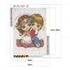 Boy Girl - Full Round Diamond - 30x40cm