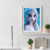 Princess Elsa - Full Round Diamond - 30x40cm