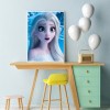 Princess Elsa - Full Round Diamond - 30x40cm