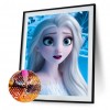 Princess Elsa - Full Round Diamond - 30x40cm