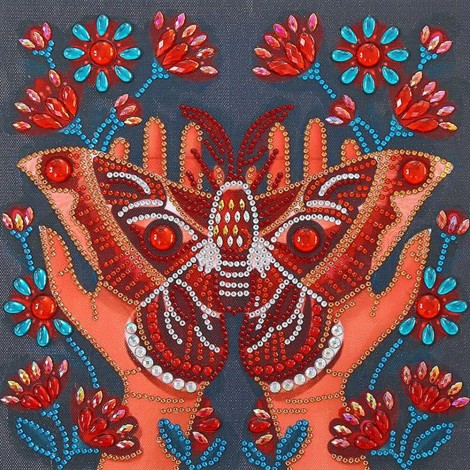 Butterfly - Special Shaped Diamond - 30x30cm