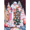 Santa Claus - Full Round Diamond - 30x40cm