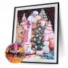 Santa Claus - Full Round Diamond - 30x40cm