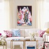 Santa Claus - Full Round Diamond - 30x40cm