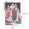 Santa Claus - Full Round Diamond - 30x40cm