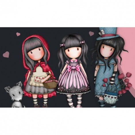 Cartoon Goreth Dolls - Full Round Diamond - 40x30cm