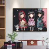 Cartoon Goreth Dolls - Full Round Diamond - 40x30cm