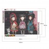 Cartoon Goreth Dolls - Full Round Diamond - 40x30cm