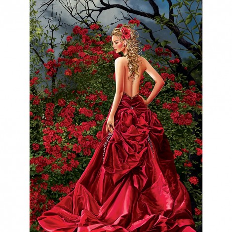 Cartoon Girls - Full Round Diamond - 30x40cm