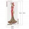 Dress Lady - Full Round Diamond - 30x60cm